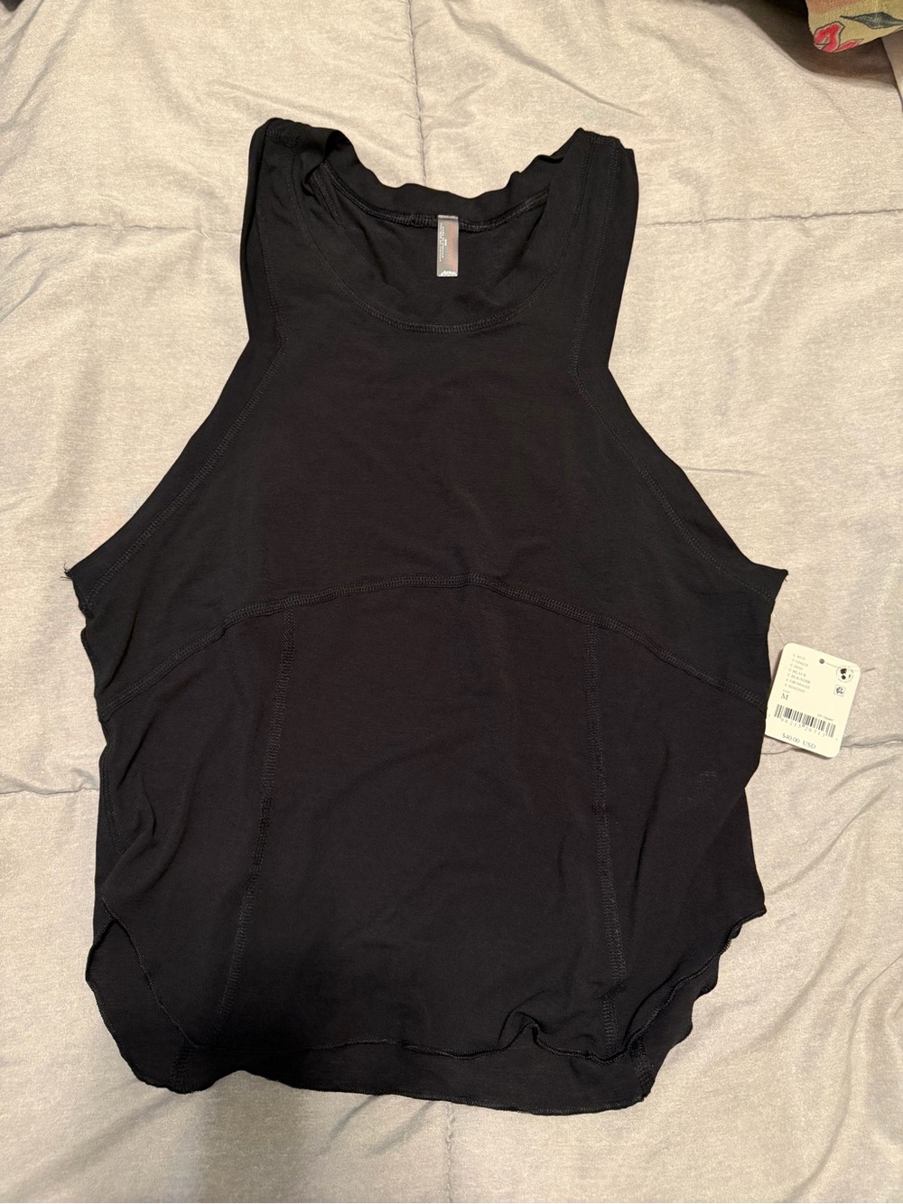 FP Movement by Free People Black Racerback Performance Tank